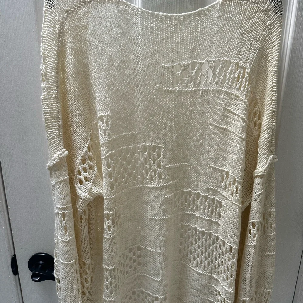 Cream Knit Women's Sweater